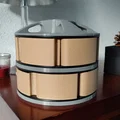 Ngăn kéo spool xoay & xếp chồng (Stackable and Rotating Spool Drawer) - Thumbnail 1