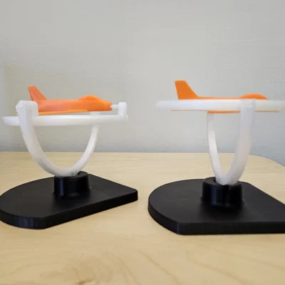 Gimbal minh hoạ góc Euler (Yaw/Pitch/Roll) / Jet fighter để bàn