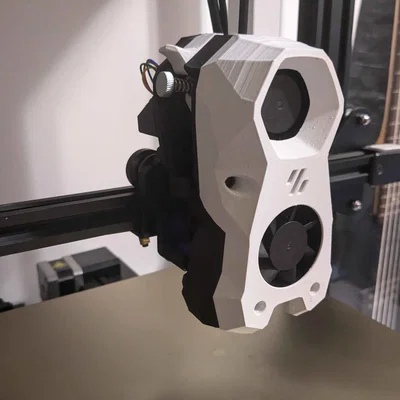 Ngàm gắn Stealthburner cho Ender 3 V2 kèm CR Touch