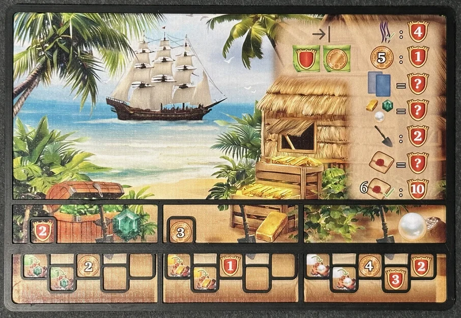 Overlay cho player boards & island boards (Pirates of Maracaibo) - Image 1