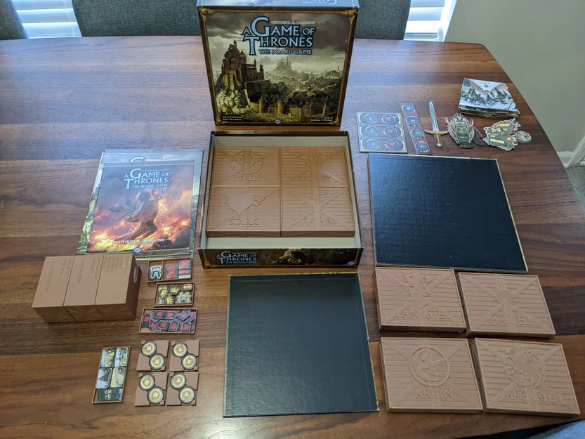 Khay Organizer cho Game of Thrones (2nd Ed.) + expansions (One-box storage) - Image 4