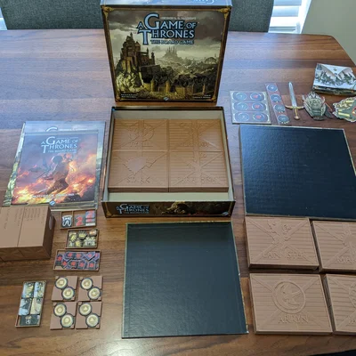 Khay Organizer cho Game of Thrones (2nd Ed.) + expansions (One-box storage)