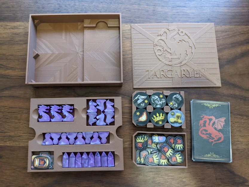 Khay Organizer cho Game of Thrones (2nd Ed.) + expansions (One-box storage) - Image 12