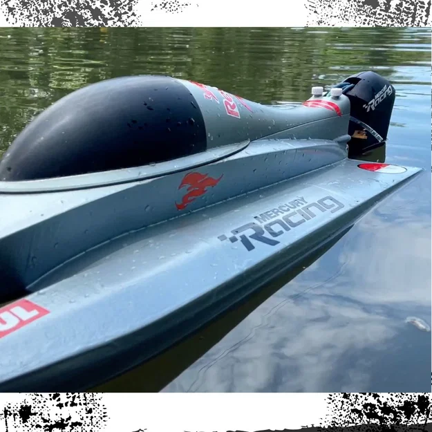Tàu RC F1 kèm Outboard Mercury Racing 360 - Image 1