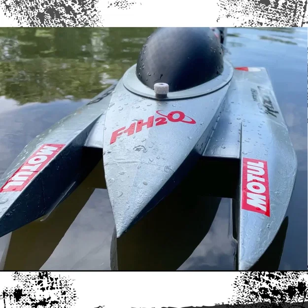 Tàu RC F1 kèm Outboard Mercury Racing 360 - Image 3