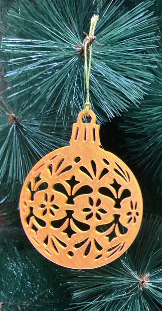 Mẫu trang trí cây thông Noel 3D họa tiết hoa văn tinh tế - Image 1