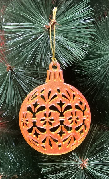 Mẫu trang trí cây thông Noel 3D họa tiết hoa văn tinh tế - Image 2