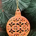 Mẫu trang trí cây thông Noel 3D họa tiết hoa văn tinh tế - Thumbnail 2