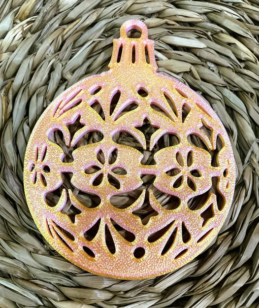 Mẫu trang trí cây thông Noel 3D họa tiết hoa văn tinh tế - Image 3