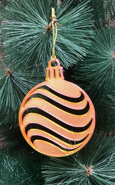 Đồ trang trí cây thông Noel 3D hình cầu độc đáo - Image 1