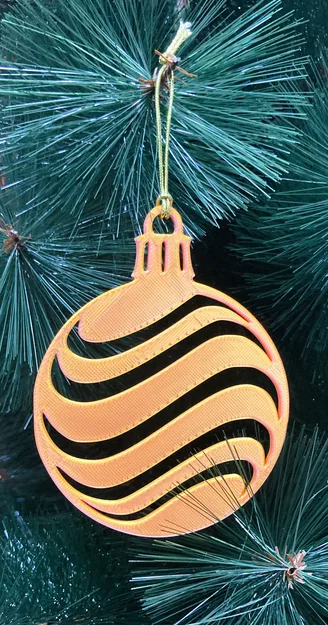 Đồ trang trí cây thông Noel 3D hình cầu độc đáo - Image 2