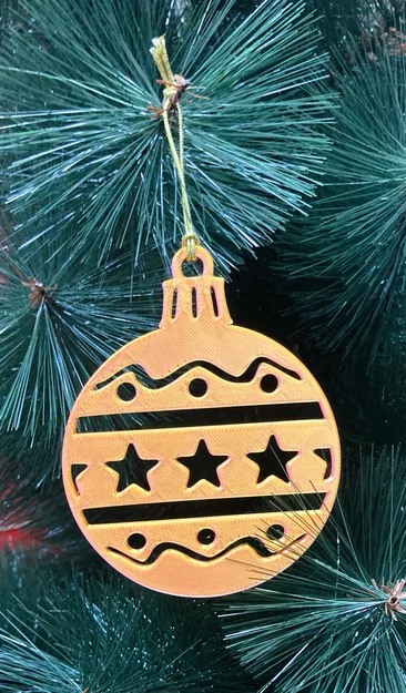 Mẫu in 3D đồ trang trí cây thông Noel họa tiết ngôi sao tinh tế - Image 2