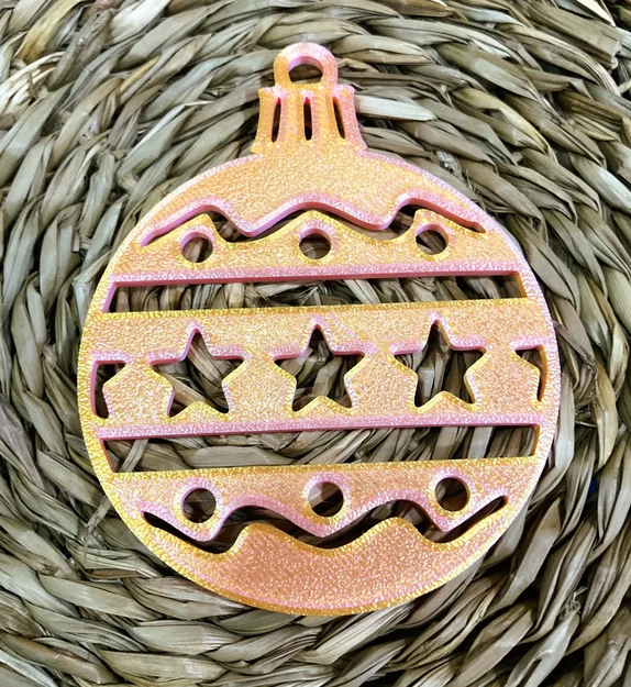 Mẫu in 3D đồ trang trí cây thông Noel họa tiết ngôi sao tinh tế - Image 3