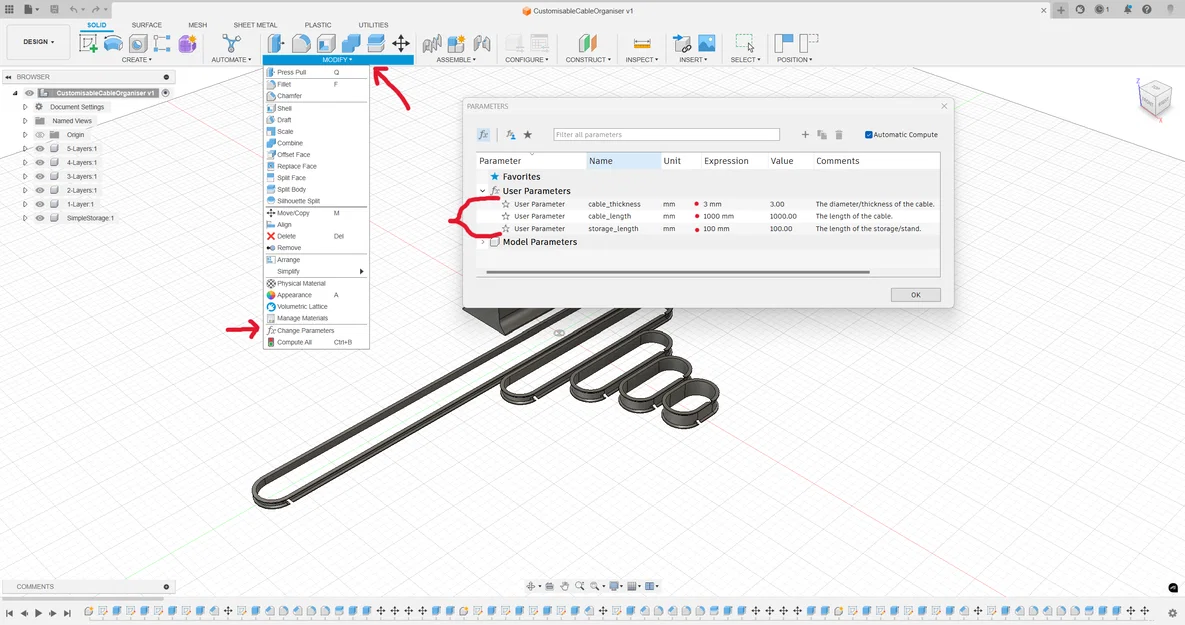 Bộ Sắp Xếp Dây Cáp Tùy Chỉnh (Customizable Cable Organizer) - Image 5