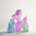 Mô hình chú chó bóng bay (Balloon Dog) đáng yêu cho in 3D - Thumbnail 1