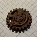 Steampunk Button I (Nút bánh răng Steampunk) - Thumbnail 1