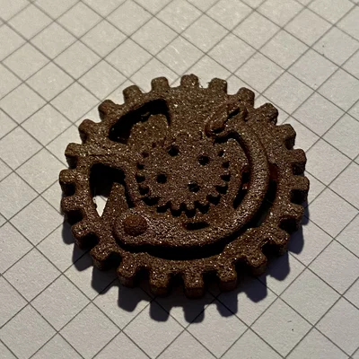 Steampunk Button I (Nút bánh răng Steampunk)