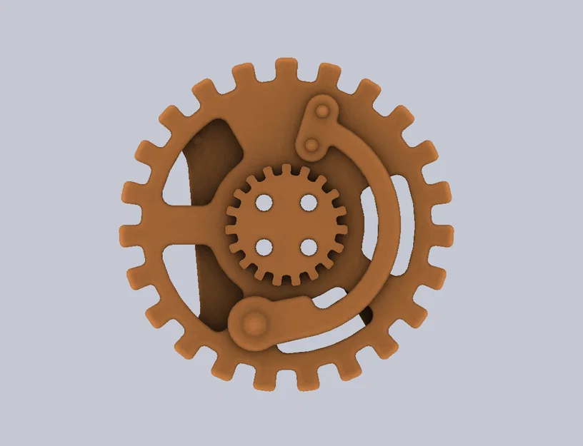 Steampunk Button I (Nút bánh răng Steampunk) - Image 2