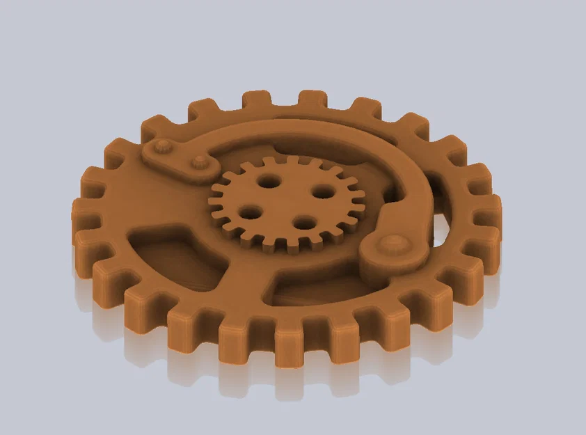 Steampunk Button I (Nút bánh răng Steampunk) - Image 3