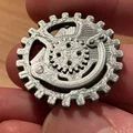 Steampunk Button I (Nút bánh răng Steampunk) - Thumbnail 4