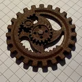 Nút Steampunk Button II (dạng bánh răng) - Thumbnail 1