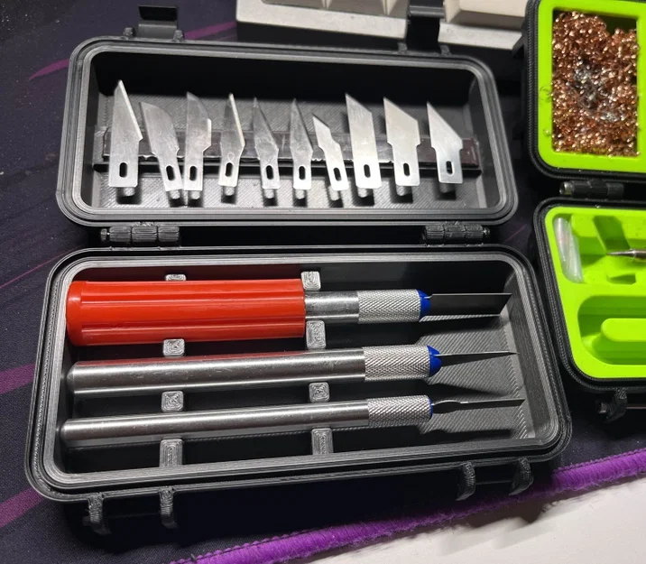 Hộp đựng cứng cho dao X-acto/hobby knife - Image 1