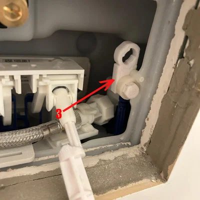 Adapter gắn Geberit Sigma Flush Plate cho bồn UP100