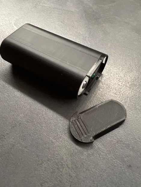 Hộp đựng pin 18650 đôi (18650 Dual Battery Case) in 3D gọn gàng - Image 2