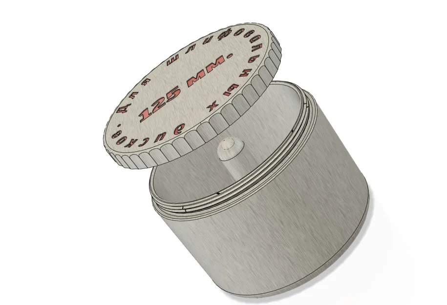 Hộp đựng bảo quản đĩa mài 125mm kín hơi - Phụ kiện in 3D chuyên nghiệp - Image 3