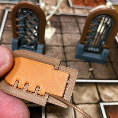 Cửa HEROQUEST dạng khớp (Articulated) mở/đóng – HEROQUEST Articulated Door