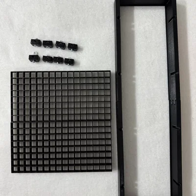 AWTRIX 8x32 WS2812B flex LED với ESP32