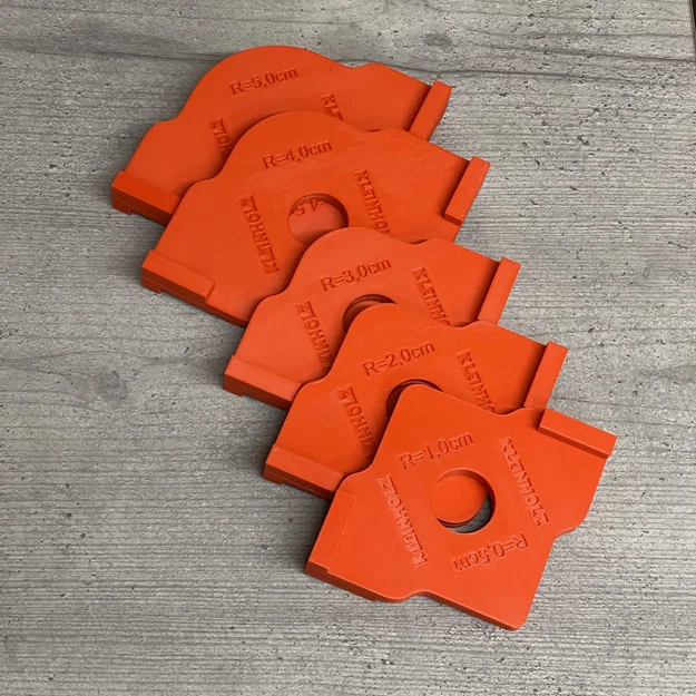 Radienfrässchablone 1.0 – Cữ phay bo bán kính - Image 1