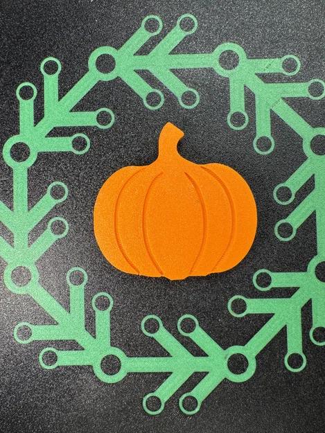 Mô hình quả bí ngô trang trí cho vòng nguyệt quế Lego (Pumpkin) - Image 1