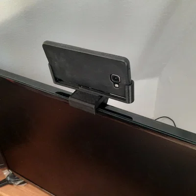 Ngàm gắn điện thoại lên màn hình đa năng | Webcam | Droidcam