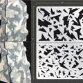 Khuôn mẫu sơn họa tiết rằn ri Shard Camo (Dùng cho sơn xịt) - Thumbnail 1