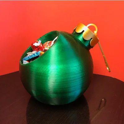 Khay Kẹo Hình Quả Châu Noel (Christmas Ornament Candy Dish)