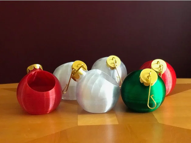 Khay Kẹo Hình Quả Châu Noel (Christmas Ornament Candy Dish) - Image 2