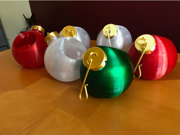 Khay Kẹo Hình Quả Châu Noel (Christmas Ornament Candy Dish) - Image 3