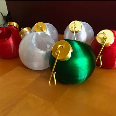 Khay Kẹo Hình Quả Châu Noel (Christmas Ornament Candy Dish)