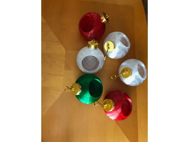 Khay Kẹo Hình Quả Châu Noel (Christmas Ornament Candy Dish) - Image 5