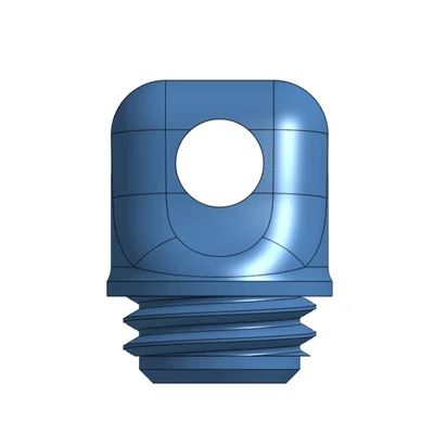 Móc khóa viên nang đựng thuốc nhỏ gọn - Thiết kế in 3D tiện lợi