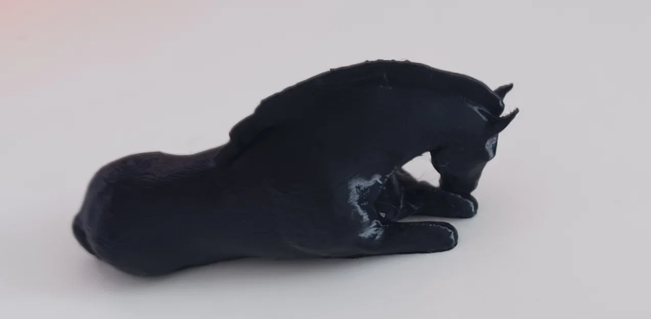 Mô hình chú ngựa nằm (Lying Horse) trang trí in 3D đẹp mắt - Image 1