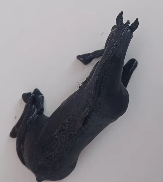 Mô hình chú ngựa nằm (Lying Horse) trang trí in 3D đẹp mắt - Image 2