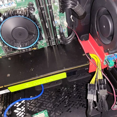 Ống hướng gió Nvidia Tesla P40/100 cho quạt blower 120mm (Full/Mid Tower)