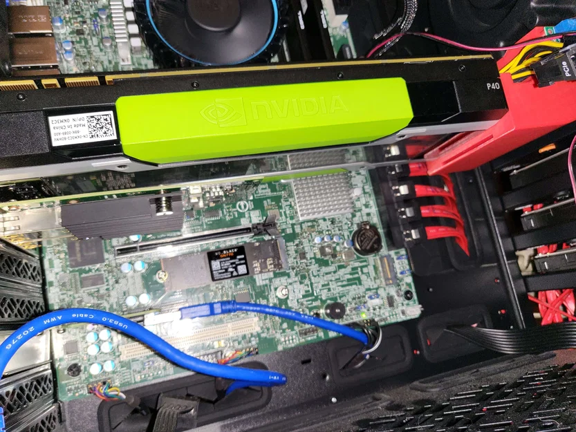 Ống hướng gió Nvidia Tesla P40/100 cho quạt blower 120mm (Full/Mid Tower) - Image 3