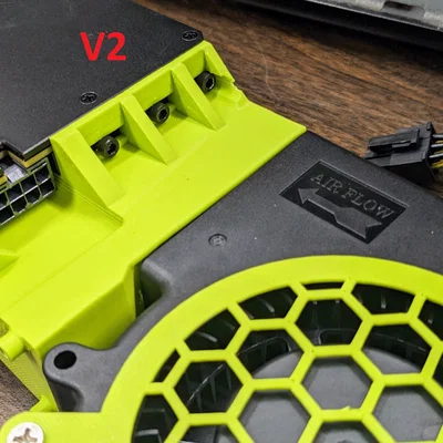 Adapter quạt Blower 120mm cho Nvidia Tesla P40 (thẳng)