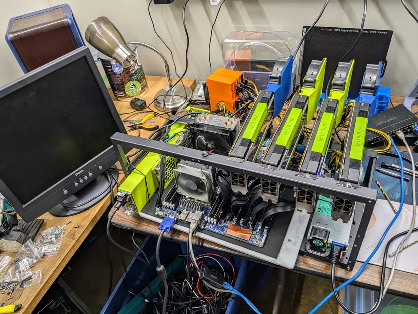 Adapter quạt Blower 120mm cho Nvidia Tesla P40 (thẳng) - Image 2