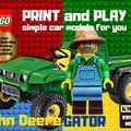 Mô hình xe John Deere Gator in 3D tương thích với LEGO - Thumbnail 1