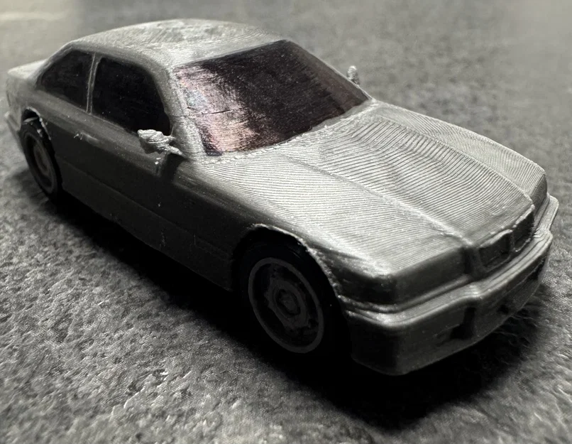 Mô hình lắp ráp xe BMW E36 Mini dưới dạng Kit Card cực chất - Image 9