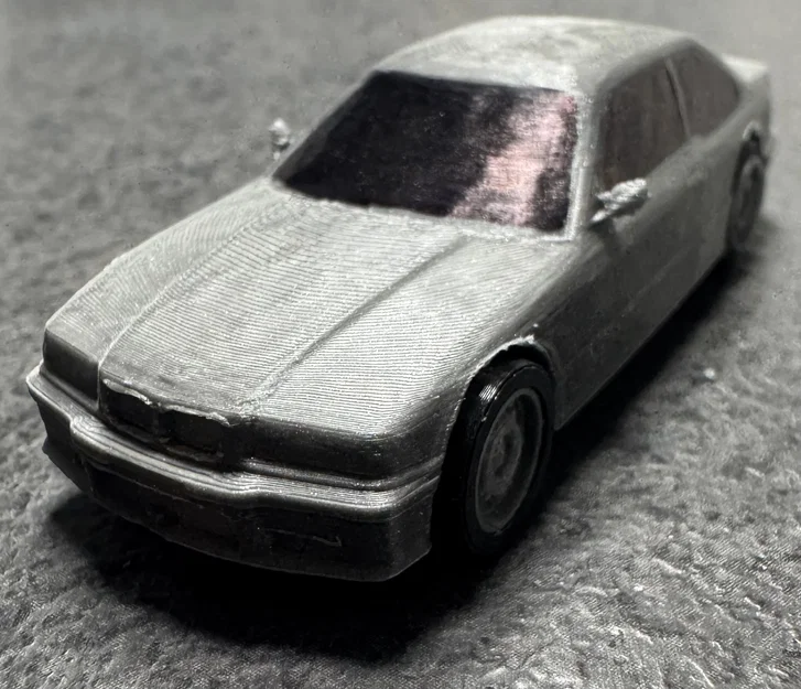 Mô hình lắp ráp xe BMW E36 Mini dưới dạng Kit Card cực chất - Image 10